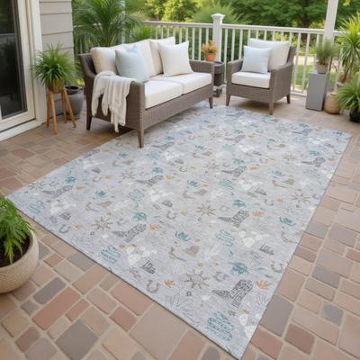 Addison Rugs Machine Washable Indoor/ Outdoor Cowboy Ranch Chantille Rug