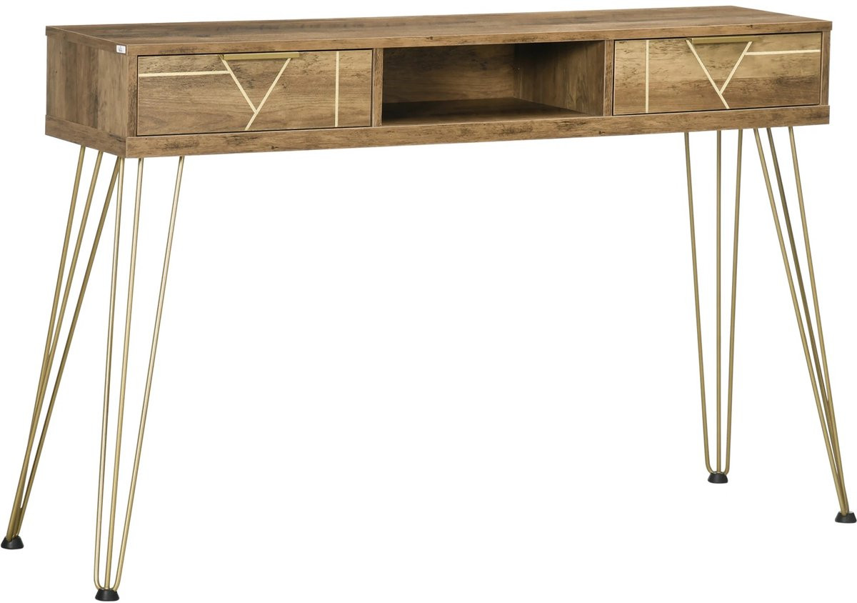 Homcom Smalle Consoletafel voor de woonkamer of hal
