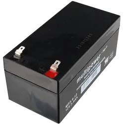 Blei-Akku Multipower MP3.4-12, 4,8 mm Faston Anschluss, 12 Volt, 3,4 Ah