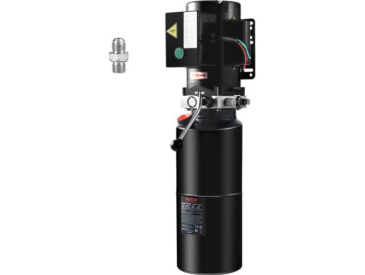 Pompe hydraulique VEVOR Groupe hydraulique 220 V Groupe hydraulique 2200 W\, Pompe hydraulique à simple effet Hydraulic Power Pack\, Réservoir 2\,5 Gal Hand Pump Groupe hydraulique\, pour ascenseurs\, chariots élévateurs\, etc.