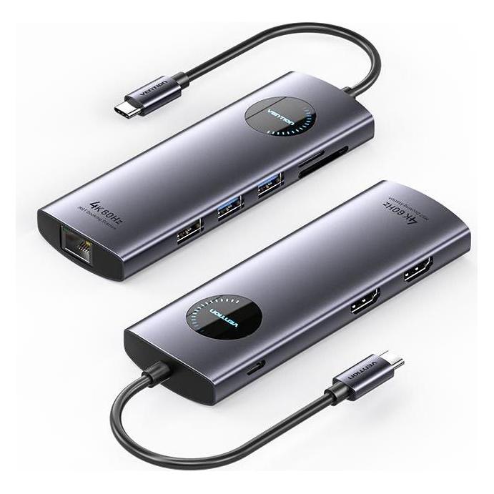 Vention Hub USB TQVHB (USB-C, 9 Ports) (TQVHB)