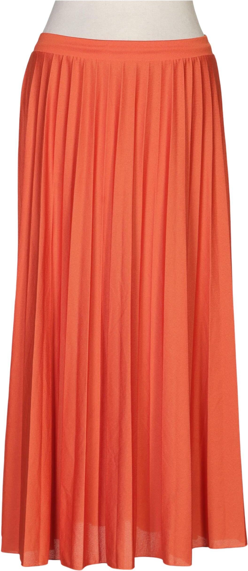asos Damen Rock, Orange, Gr. EU 38, Synthetik - Second Hand