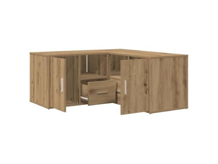 vidaXL Eckregal Artisan-Eichen-Optik 160x40x45 cm Holzwerkstoff