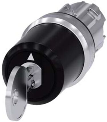 Siemens Interrupteur à clé CES Retrait de clé I+O+II 3SU1050-5BL11-0AA0 (3SU10505BL110AA0)