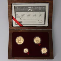 Goldmünzen 4 x "Krügerrand" 2003 (PP) Prestige Set – 4-teilig (Südafrika)