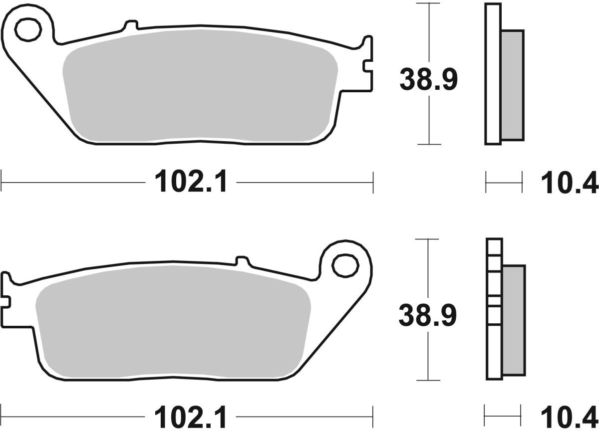 Bremsbelag BREMBO 07096