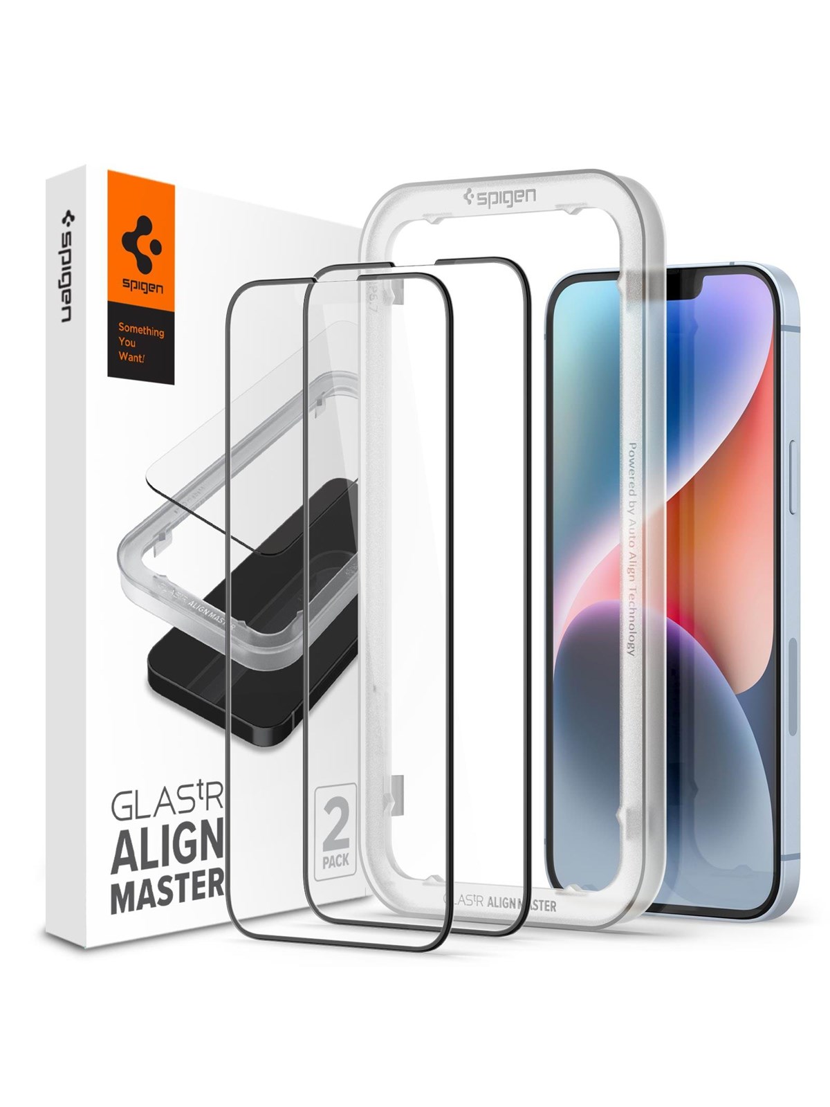 Spigen Glass tR AlignMaster HD 1 Pack - FC black - iPhone 14/13 Pro/13