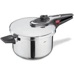 Küchenprofi Schnellkochtopf Siena 5000 ml Edelstahl Silber S (Small)