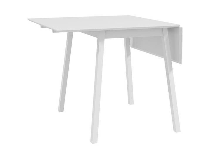 Homcom Esstisch klappbar, Kiefernholz, Weiß, Holz, 86x75x110 cm, Esszimmer, Esstische