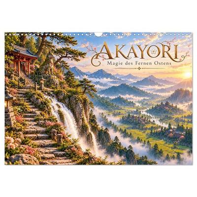Akayori Magie des Fernen Ostens (Wandkalender 2027 DIN A3 quer), CALVENDO Monatskalender