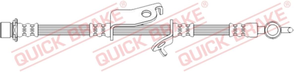 Bremsschlauch QUICK BRAKE 50.729, Rechts