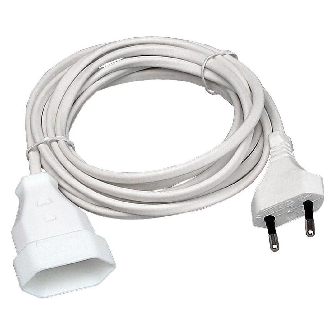 Kopp Euro-Verlängerung 3m - Weiss (3 m, CEE 7/16) (146201097)