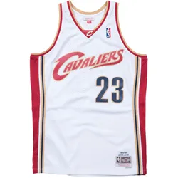 Mitchell & Ness, Herren, Sportshirt, nba trikot Cleveland Cavaliers Lebron James (L), Weiss, L