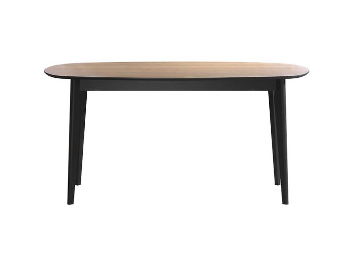 Esstisch Montecito Holzwerkstoff schwarz B 160 T 90 cm