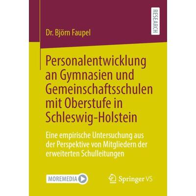 Personalentwicklung an Gymnasien und Gemeinschaftsschulen mit Oberstufe in Schleswig-Holstein, Taschenbuch von Björn Faupel, Springer Fachmedien