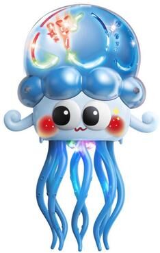JoyToys Interactive Dancing Octopus Toy With Music, Lights & Crawling Motion For Toddlers blue