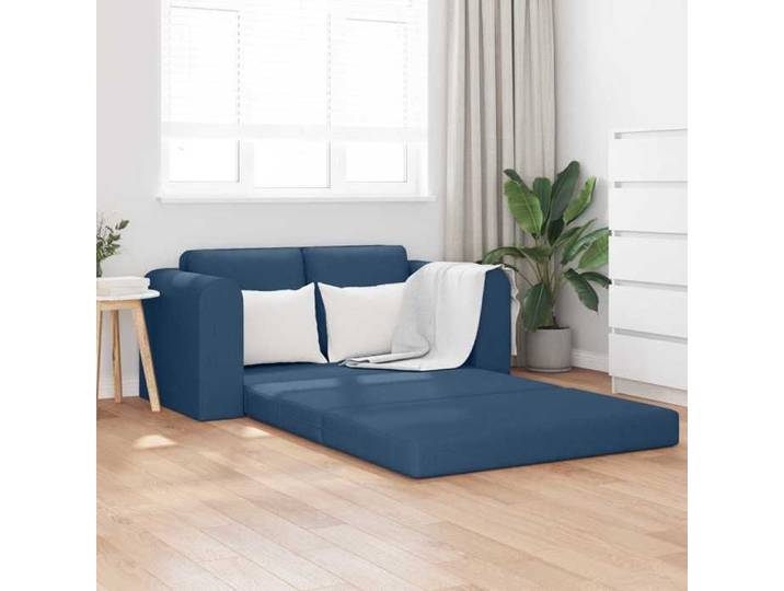 Sofa intérieure moderne Canapé-Lit 60cm Bleu tissu(6880）