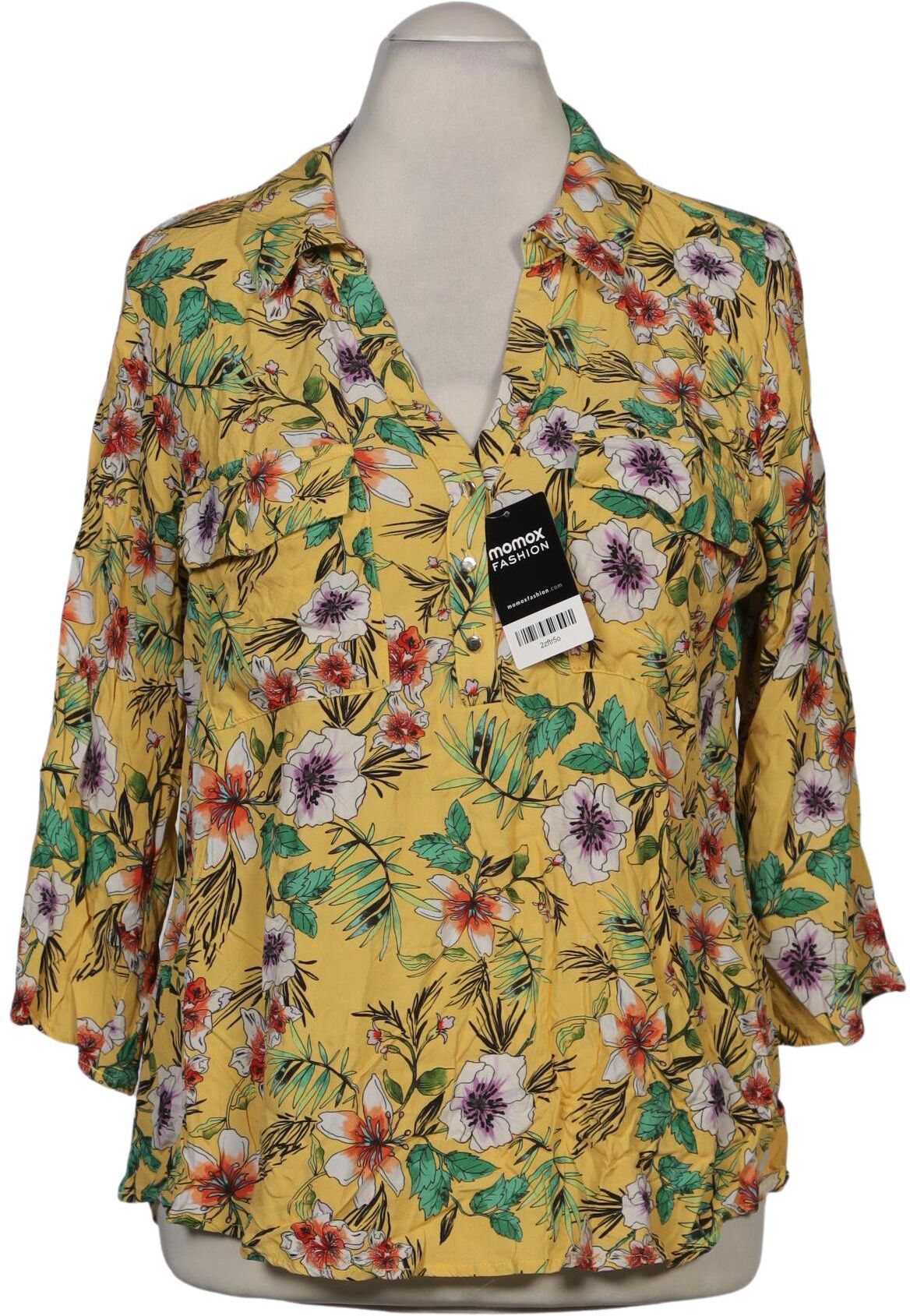 Cassis & Paprika Damen Bluse, Gelb, Gr. EU 44, Viskose - Second Hand