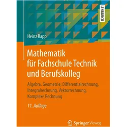 Mathematik für Fachschule Technik und Berufskolleg, Schulbücher von Heinz Rapp