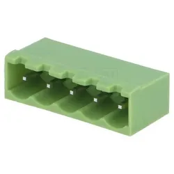 Steckbare Schraubklemme, gerade, 2,50mm2, RM 5,08mm, PCB, männlich - Anzahl Anschlüsse: 5