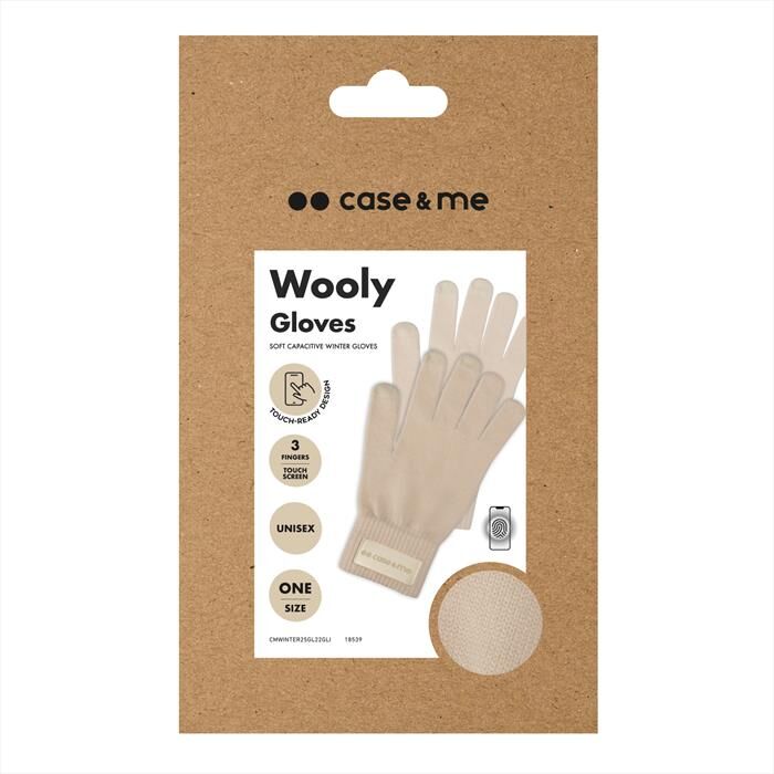 CASEME Guanto Touch Cmwinter25gl22gli-avorio