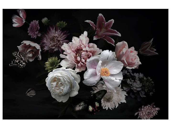 Digitaldruck auf Glas Hübsches Blütenbouquet 2 image LAND