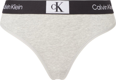 Tanga Modern Calvin Klein Mujer Gris L