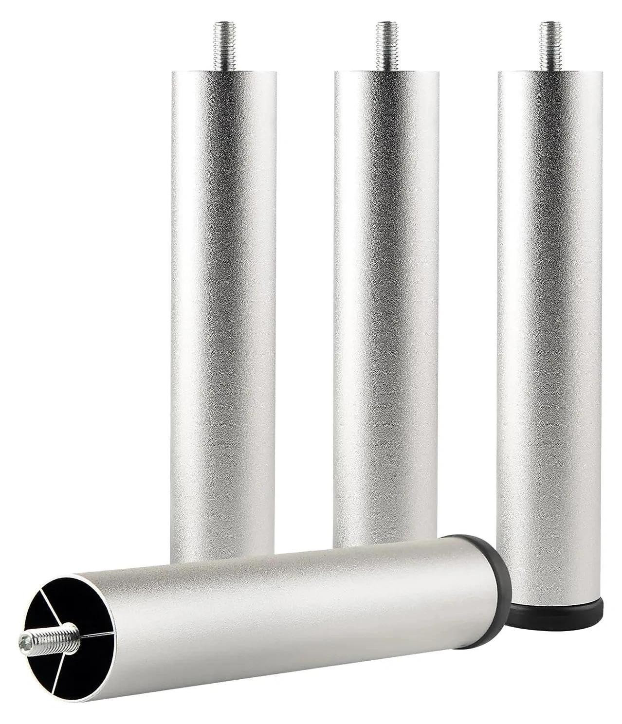 Set van 4 verstelbare meubelpoten van aluminium