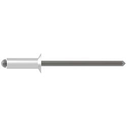 Gesipa 1433509 Blindniete Stahl Aluminium 500 St.
