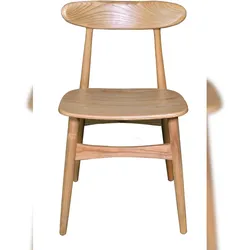 SIT Möbel Holz-Stuhl aus Sungkaiholz | natur | B 53 x T 45 x H 80 cm | 09612-01 | Serie SCANDI BLONDE