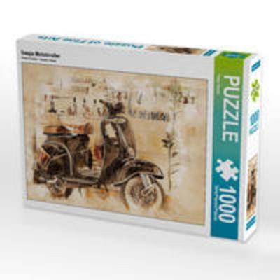 CALVENDO Puzzle Vespa Mototrroller 1000 Teile Lege-Größe 64 x 48 cm Foto-Puzzle Bild von Peter Roder