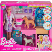 Barbie "Gute Besserung" Tierkrankenstation Puppe und Zubehör