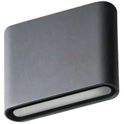 Kanlux Außen-Wandleuchte "GARTO LED UP/DOWN" 8W 840 IP54 90mm x 115mm Graphit