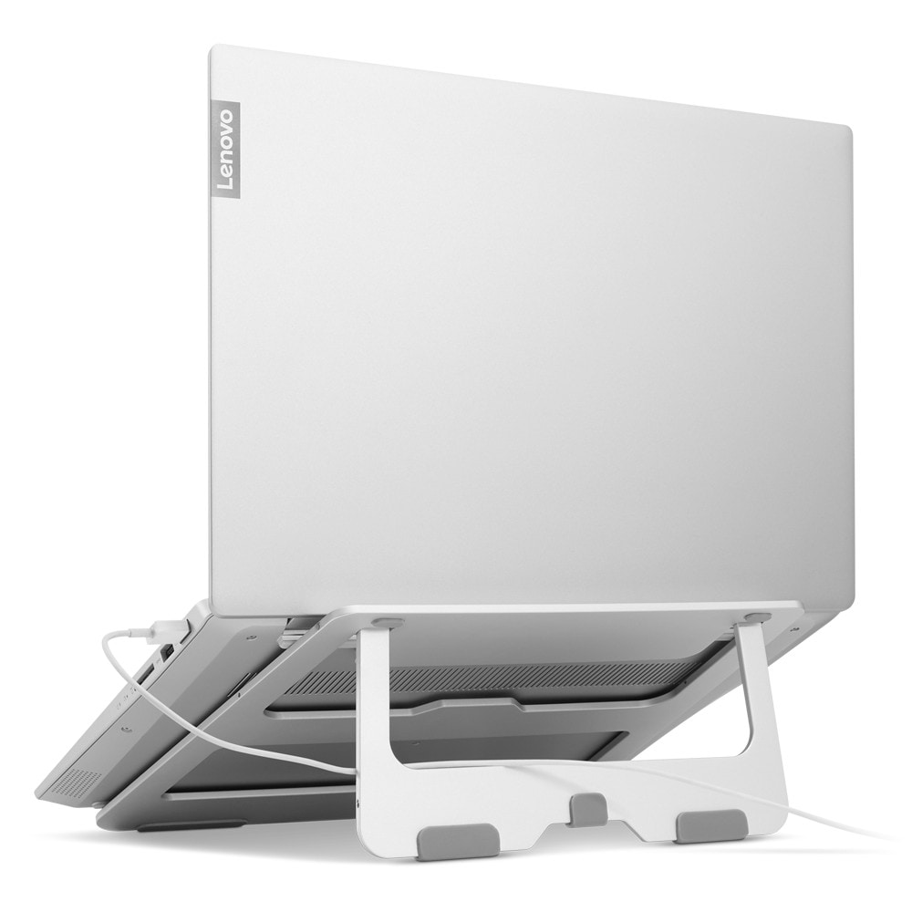 Lenovo Portable Aluminium Notebookständer Weiß für bis zu 15 Zoll Notebooks
