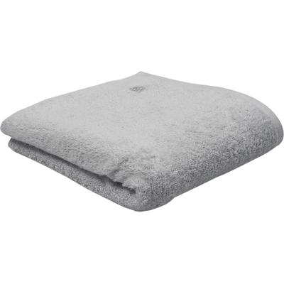 Handtücher ROSS "Vita 4004", grau (silbergrau), B:50cm L:100cm, Frottier, Obermaterial: 100% Baumwolle, Handtücher, Bestickung ROSS-Emblem