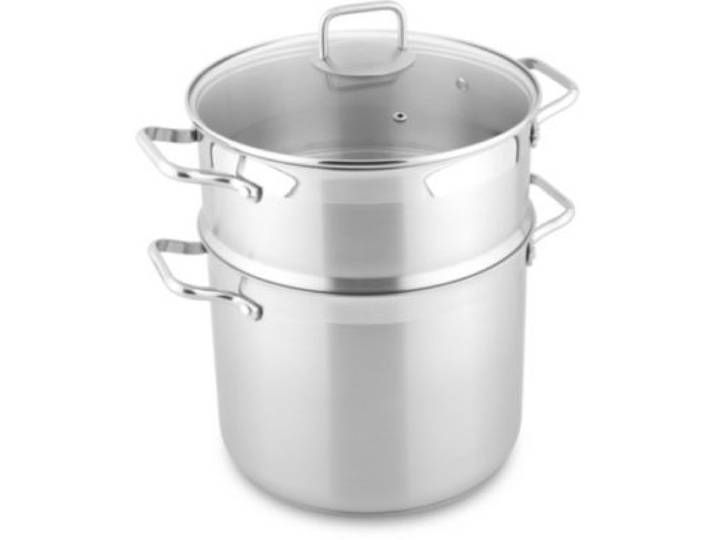 Essentielb - Couscoussier 26cm Inox Avec Couvercle
