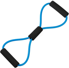 Clever Finds Figure Resistance Band Yoga Stretch Pull Rope For Full Body Fitness Training blue