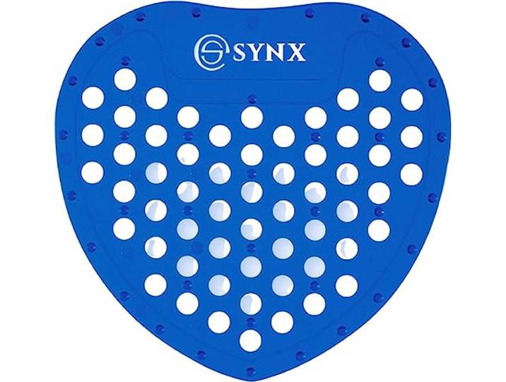 Synx Tools Urinoir Matje 1 stuks met Geur - Anti spat mat WC - Toilet Mat - Blauw - Frisse Geur - Anti Splash Mat - Wc Rooster - Urinoirrooster