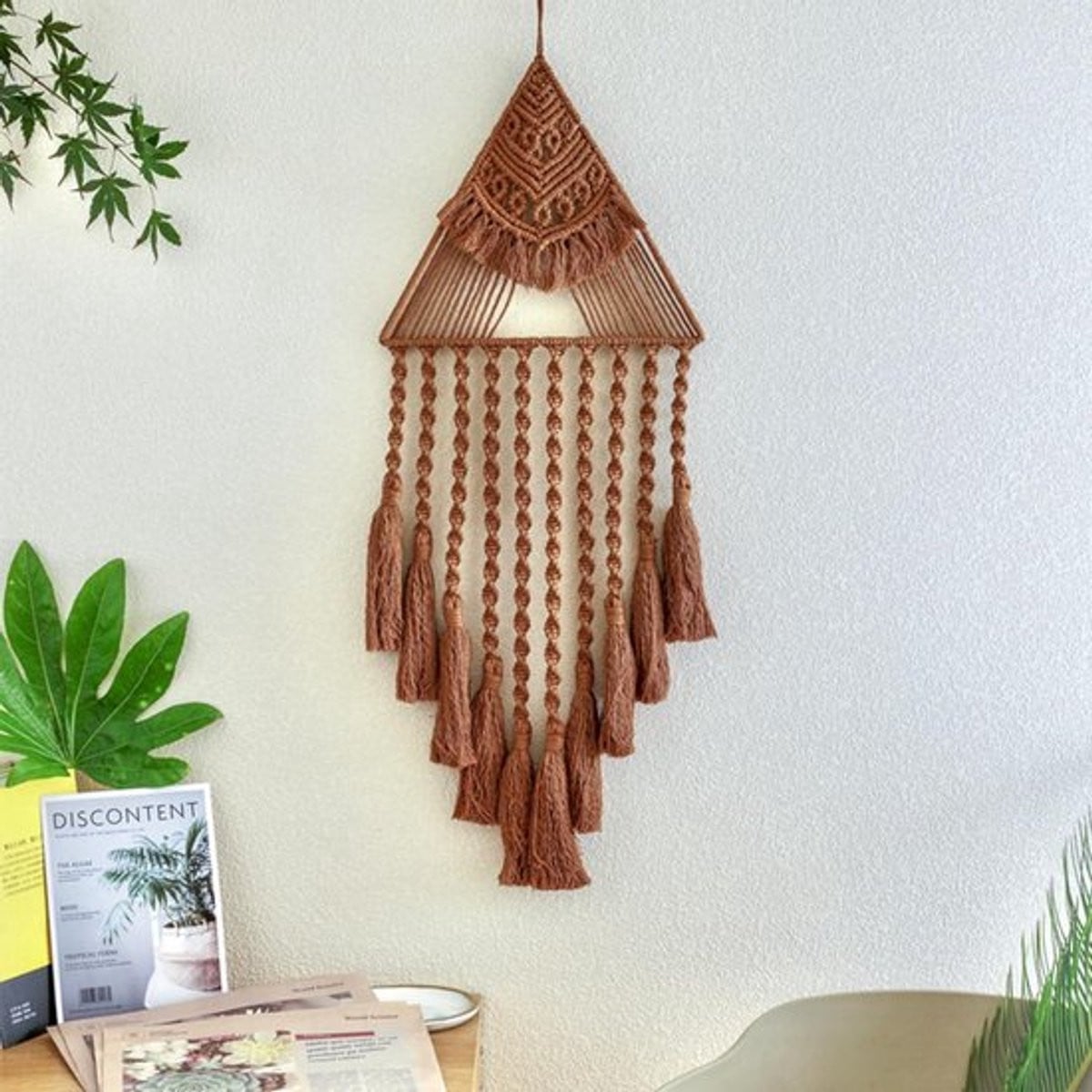 Bohemian Macramé Dromenvanger voor Wanddecoratie