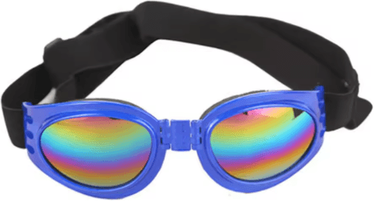 Inspire Picks Foldable Pet Sunglasses For Dogs & Cats Outdoor UV Protection Dog Glasses blue