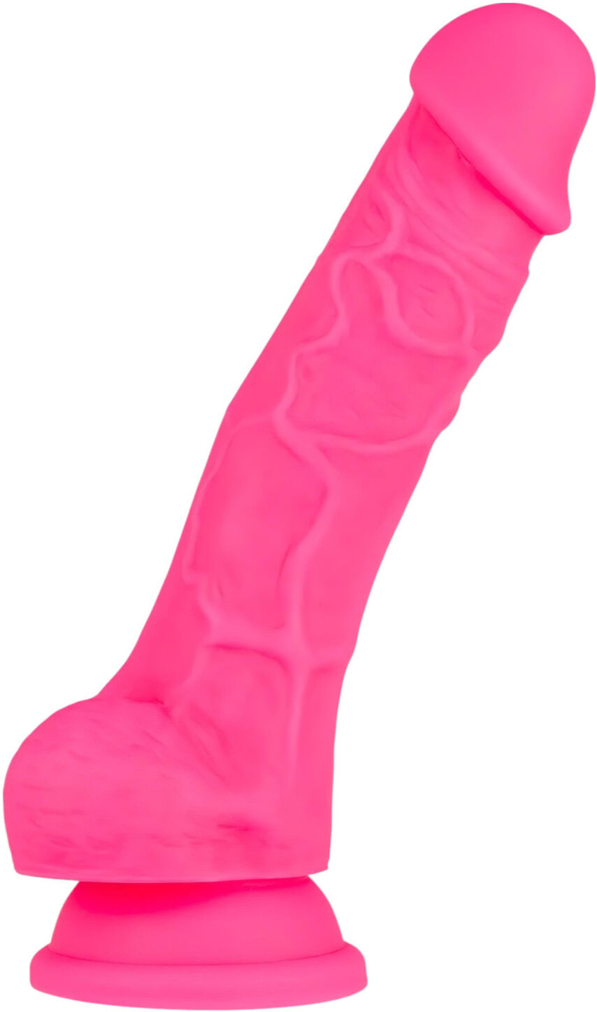 Blush Neo – 19cm Suction Cup Dildo (Pink)