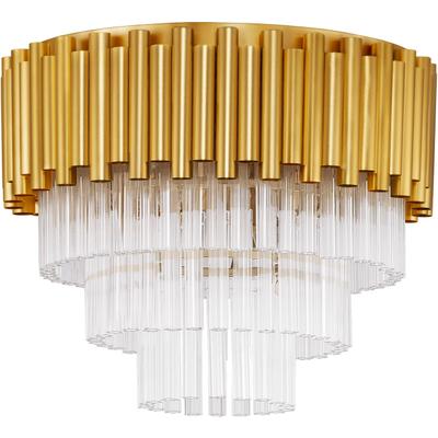 NOVA LUCE Deckenleuchte "MAGNOLIA", gold, 5, Ø 40cm, 1 Stk., Leuchten, Ohne Leuchtmittel, Deckenleuchte