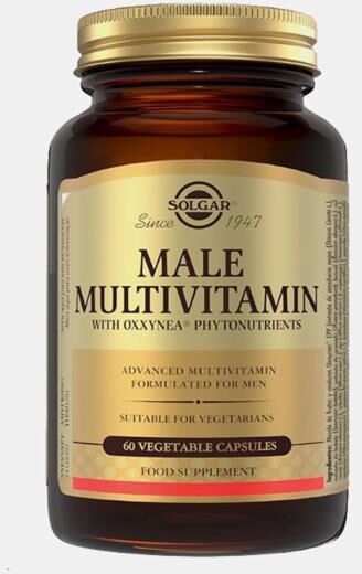 SOLGAR MALE MULTIPLE MULTIVITAMIN 60 COMPRIMIDOS