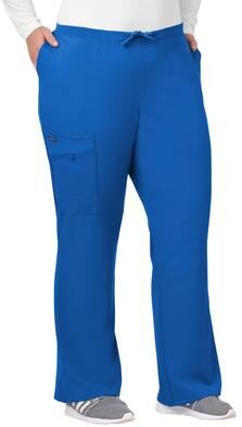 Plus Size Women's Jockey Scrubs Women's Favorite Fit Pant by Jockey Encompass Scrubs in Royal (Size MT(10T-12T))