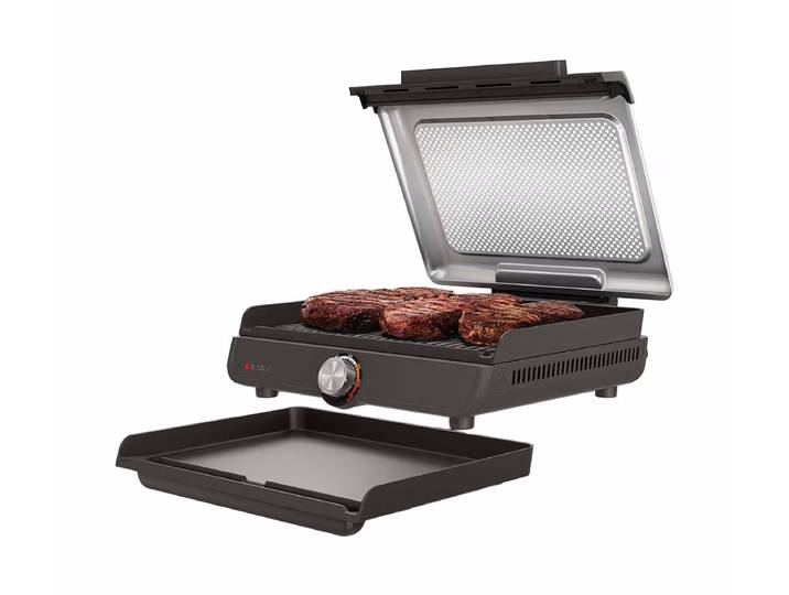 Ninja GR101CH Sizzle Plancha – Plancha Grill – schwarz / grau