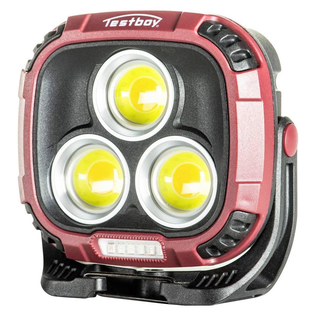 Testboy Light 400 multifunktionale LED Arbeitsleuchte (robustes Gehäuse, 180° schwenkbar, aufladbar (2000 lm) (LIGHT400)