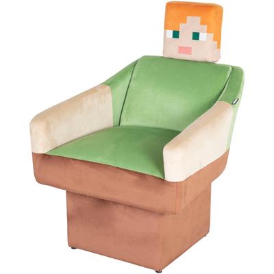 Drehsessel PHOENIX, bunt (blau), B:69cm H:96cm T:75cm, 100% Polyester, Sessel, Drehsessel