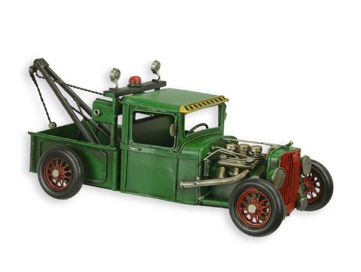 Aubaho Dekoobjekt Modellauto Hot-Rod Abschleppwagen Oldtimer Replikat Retro Design Dekor