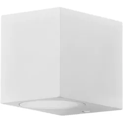 OSRAM Wandleuchte Endura Classic Square Down in Weiß aus Aluminium