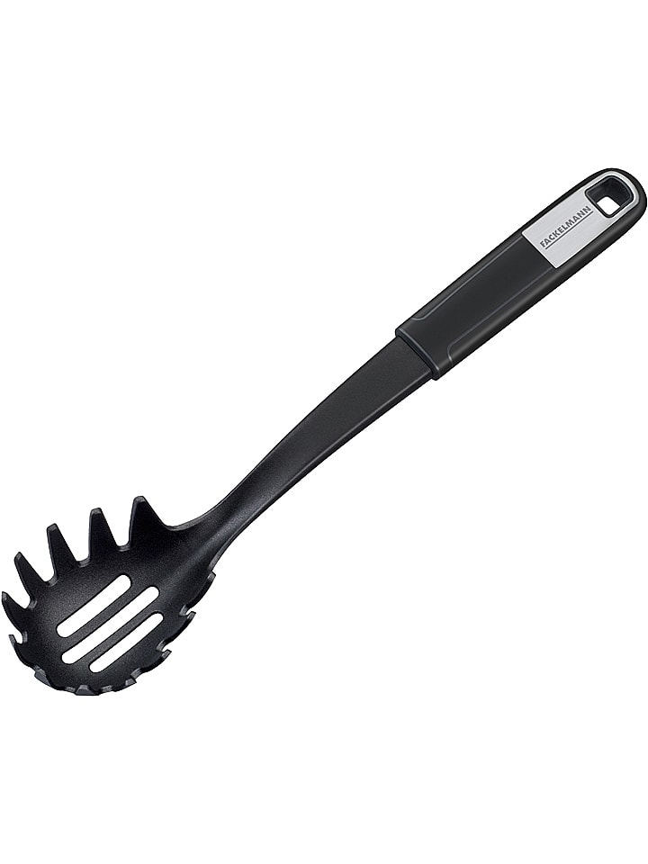 Fackelmann Spaghettilöffel in Schwarz - (L)30 cm - onesize